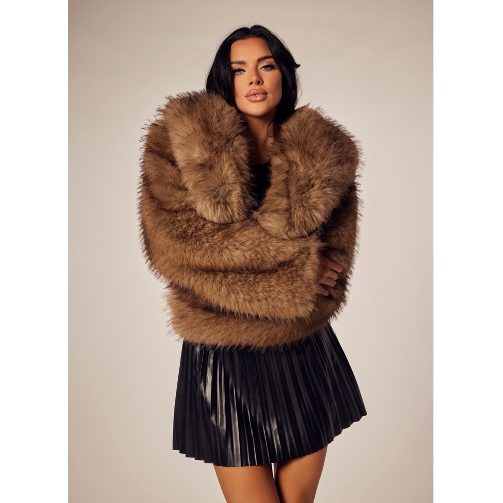 Faux Fur Shrug Jacket